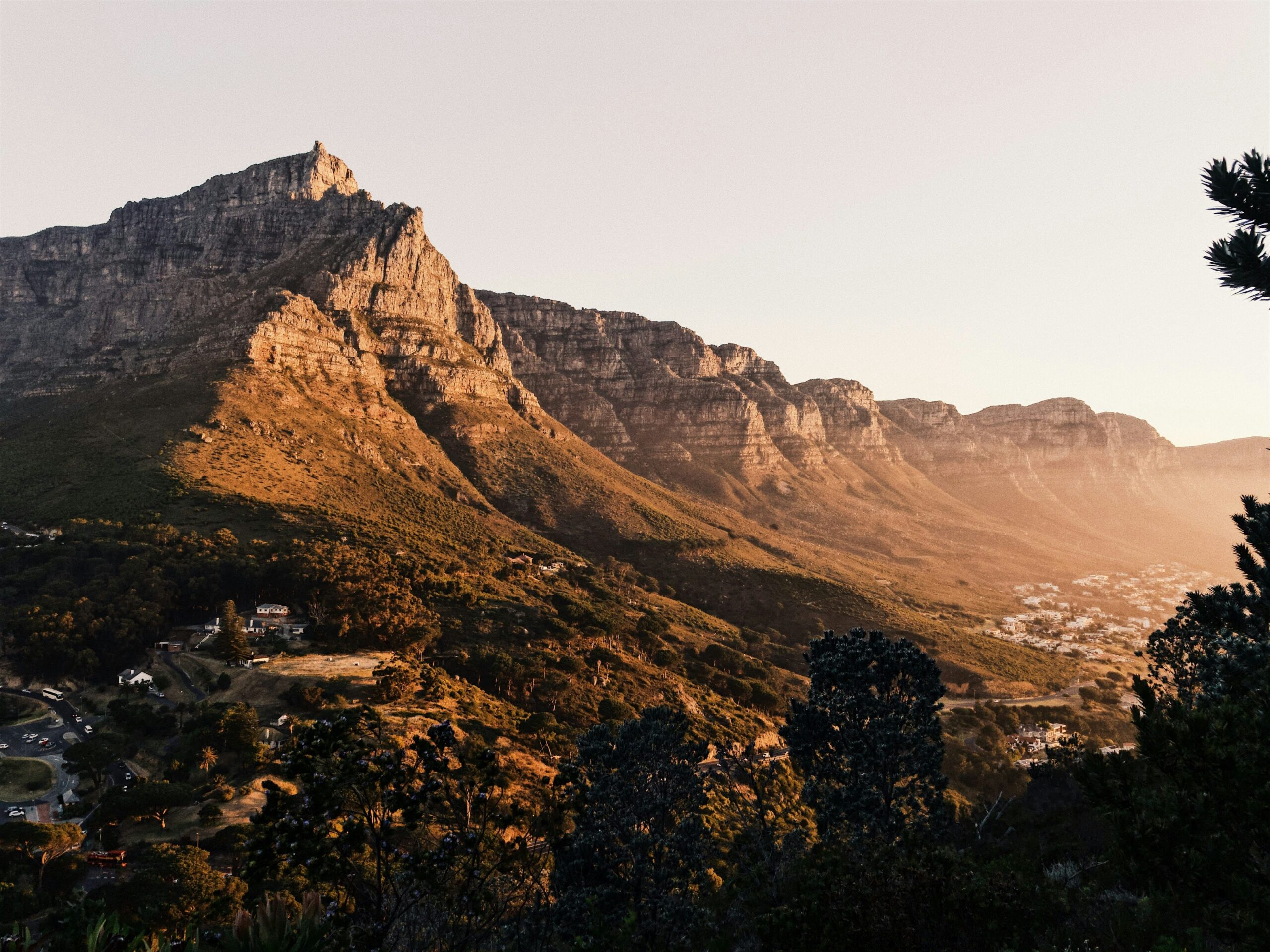 Coucher de soleil au Cap, vu depuis la randonnée de Lions Head