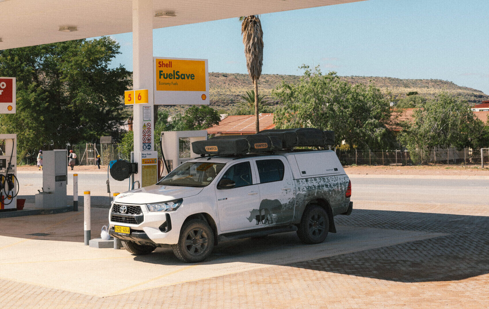 Location 4x4 Namibie I Station essence en Namibie