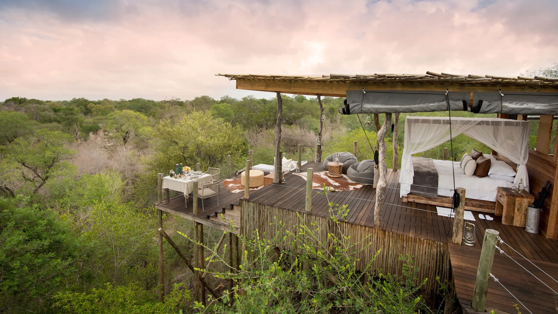 Prix safari afrique du sud, lodge dans la réserve de lions sand